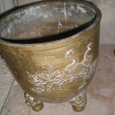 Vintage Brass Pot