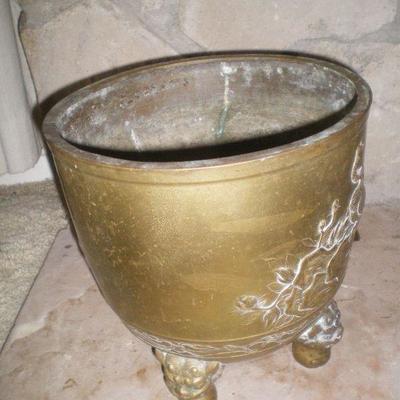 Vintage Brass Pot