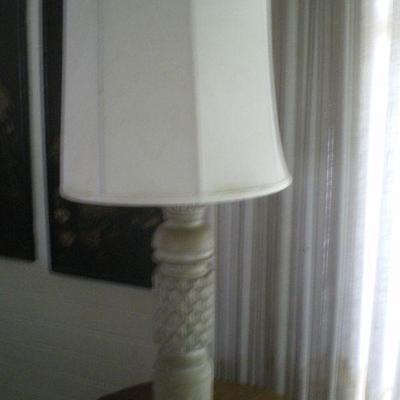 Vintage Ceramic Lamp with Shade