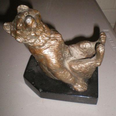 Single Vintage Bear Bookend