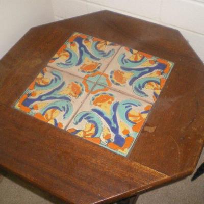 Vintage Tile Top Table