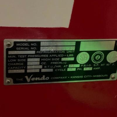 Vendo H63C Coca Cola machine
