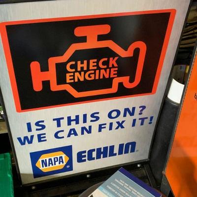 Napa Echlin check engine sign