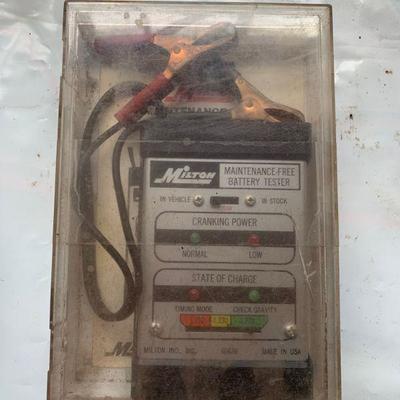 Milton battery tester