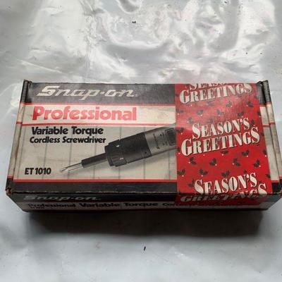 Snap-On Professional cordless screwdriver