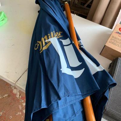 NIB Miller Lite patio umbrella 