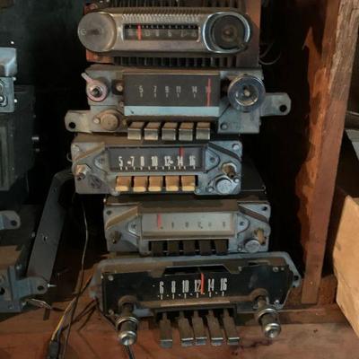 Vintage car radios
