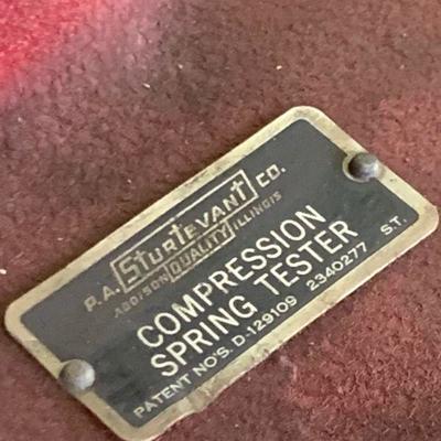 Sturtevant Compression spring tester