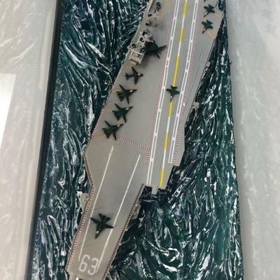 Model of Nuclear Aircraft Carrier USS Kitty Hawk (CVA-63)
