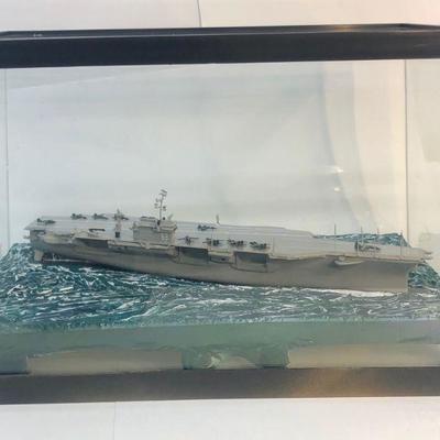 Model of Nuclear Aircraft Carrier USS Kitty Hawk (CVA-63)