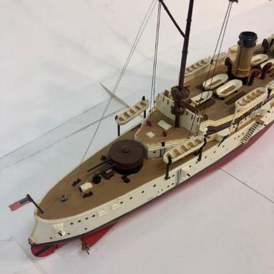 Plastic Ship Model pre-WWII Battleship