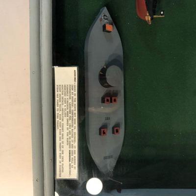 Monitor and Merrimack Ironclad ship models