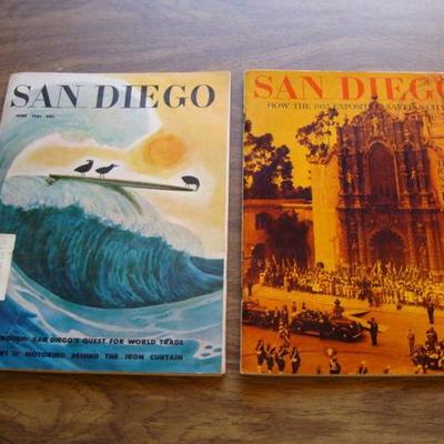 GR 151 - Two Vintage SAN DIEGO Magazines 1961 & 1965