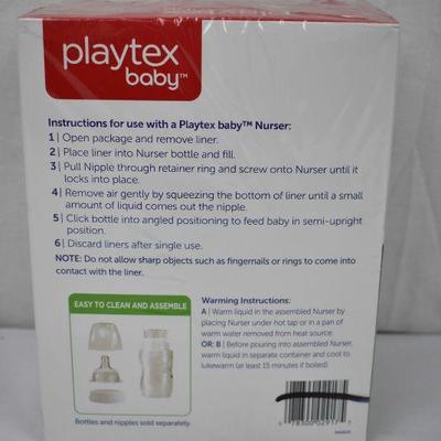 Playtex Baby Drop-ins Liners for Nurser Bottles, 8 oz, 150 ct - New