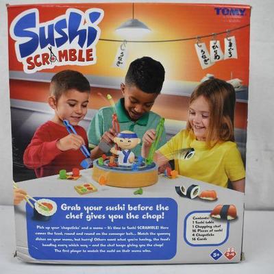 Sushi Scramble Interactive Chopsticks Game, Family Game Night, $23 Retail - New