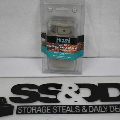 Regal UAB-TP Taupe, Universal Handrail Angle Bracket, $16 Retail - New