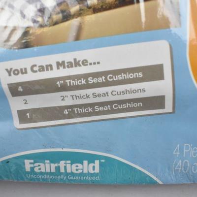 Fairfield 16" x 16" x 1" Project Foam Pad, 4 Count - New