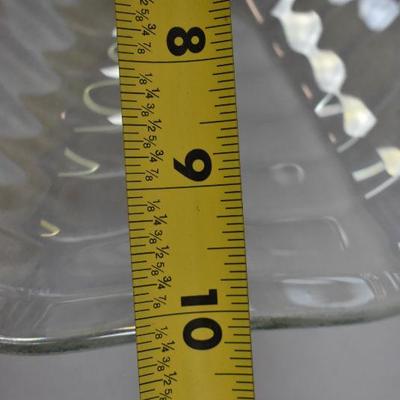 Mainstays Shell Glass Outdoor Bird Bath Stake - New