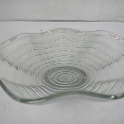Mainstays Shell Glass Outdoor Bird Bath Stake - New