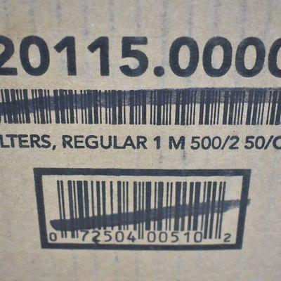 Bunn Commercial Coffee Filters, 12-Cup Size, 1,000-Pack - New