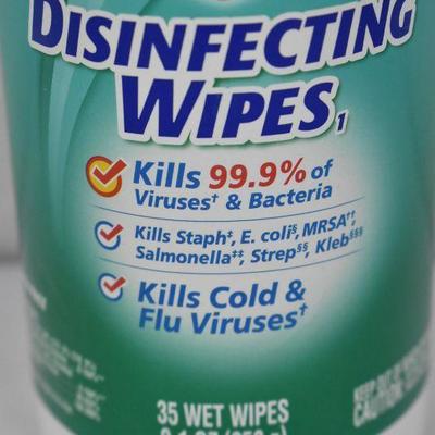 Clorox Disinfecting Wipes, Bleach Free Cleaning Wipes, Fresh Scent, 35 Ct - New