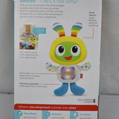 Fisher-Price Groove & Glow BeatBo Plush with Lights & Sounds - New