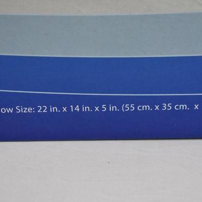 Memory Foam Pillow by Purest Living. Ultra Soft, 22"x14"x5", $17 Retail - New