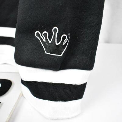 Brotherhood Wear, Black & White Thick Hoodie Mens Size Large - New