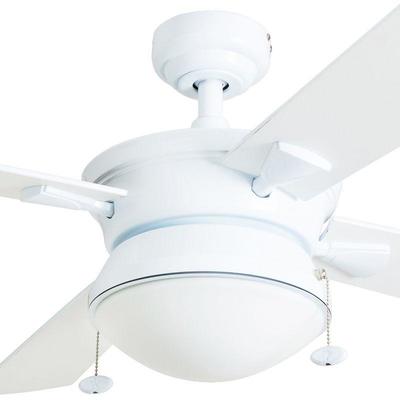 Prominence Home 52" Auletta Indoor/Outdoor White Ceiling Fan - New