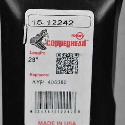 2x Copperhead Lawn Mower Blades, 23", Hi-Lift Blade 46" Deck, $25 Retail - New