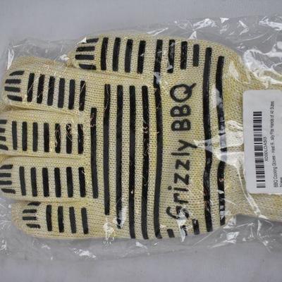 Grizzly BBQ Cooking Gloves, Three Pairs - New