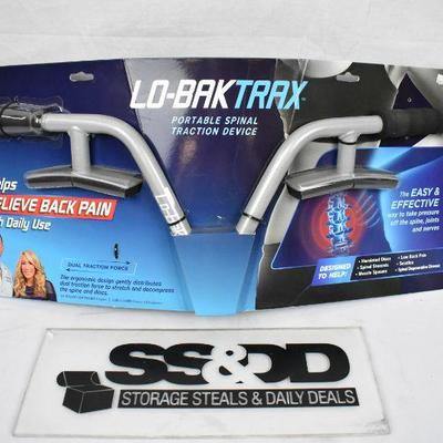 Lo-Bak Trax Portable Spinal Traction Device - New
