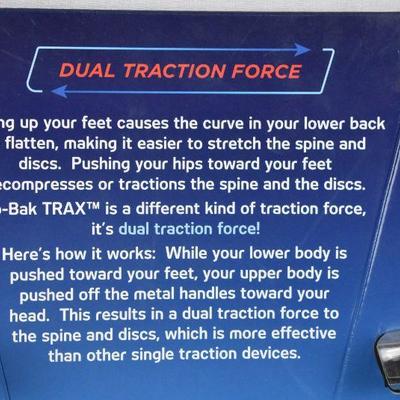 Lo-Bak Trax Portable Spinal Traction Device - New