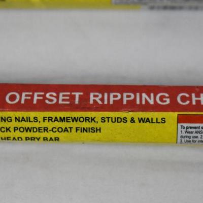 Qty 3: 17" Offset Ripping Chisels, $30 Retail - New