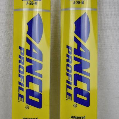 Qty 2: ANCO Beam Profile Wiper Blade 26" (A-26-M) - New