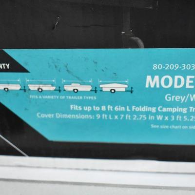 Classic Accessories PolyPro3 8.5ft PopUp Trailer Cover Grey, $64 Retail - New