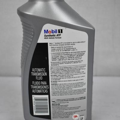 Mobil 1 Synthetic ATF 1Qt, Full Synthetic Automatic Transmission Fluid - New