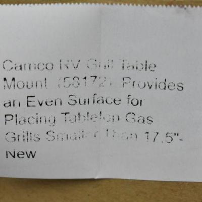 Camco RV Grill Table Mount, (58172), $41 Retail- New