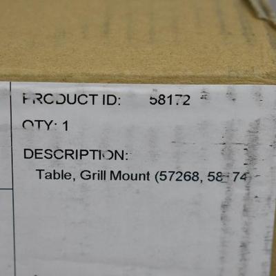 Camco RV Grill Table Mount, (58172), $41 Retail- New