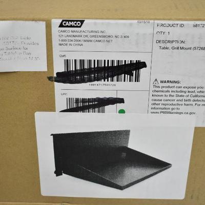 Camco RV Grill Table Mount, (58172), $41 Retail- New