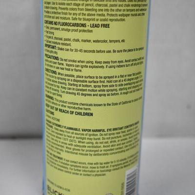 12x Blick Matte Fixative - 12oz Aerosol, Fast Drying, Workable, $48 Retail - New