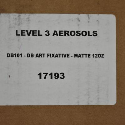 12x Blick Matte Fixative - 12oz Aerosol, Fast Drying, Workable, $48 Retail - New