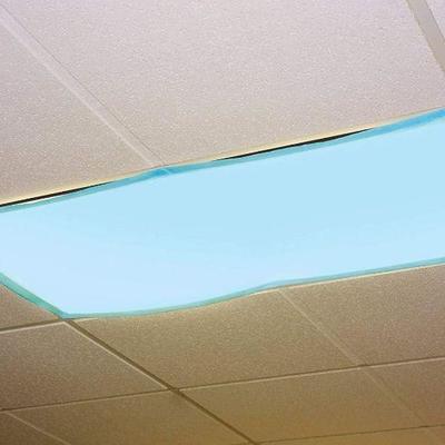 4x Fluorescent Ceiling Light Cover-Tranquil Blue, No packaging, $88 Retail - New
