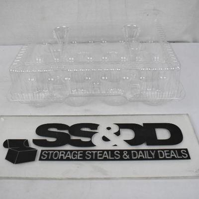 Qty 30: 12 Cavity Stackable Cupcake Container with Deep Dome, $57 Retail - New