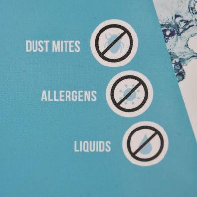 Twin, Cotton Terry Waterproof Mattress Protector, Lucid Premium - New