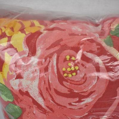 Pioneer Women King Shams Floral & Rose Pioneer Woman Pillow, $44 Retail - New
