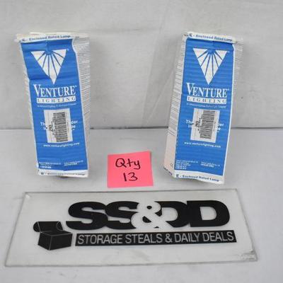 Qty 13: Venture 67868 - 100 watt Metal Halide Light Bulb, $131 Retail - New