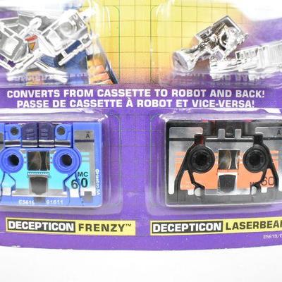 Transformers Frenzy & Laserbeak Soundwave G1 Cassette Reissue, $38 Online - New
