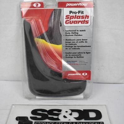 Pair of Powerflow Splash Guards 6403 Pro Fit Model 2, $20 Retail - New