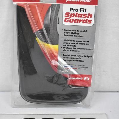 Pair of Powerflow Splash Guards 6403 Pro Fit Model 3, $20 Retail - New